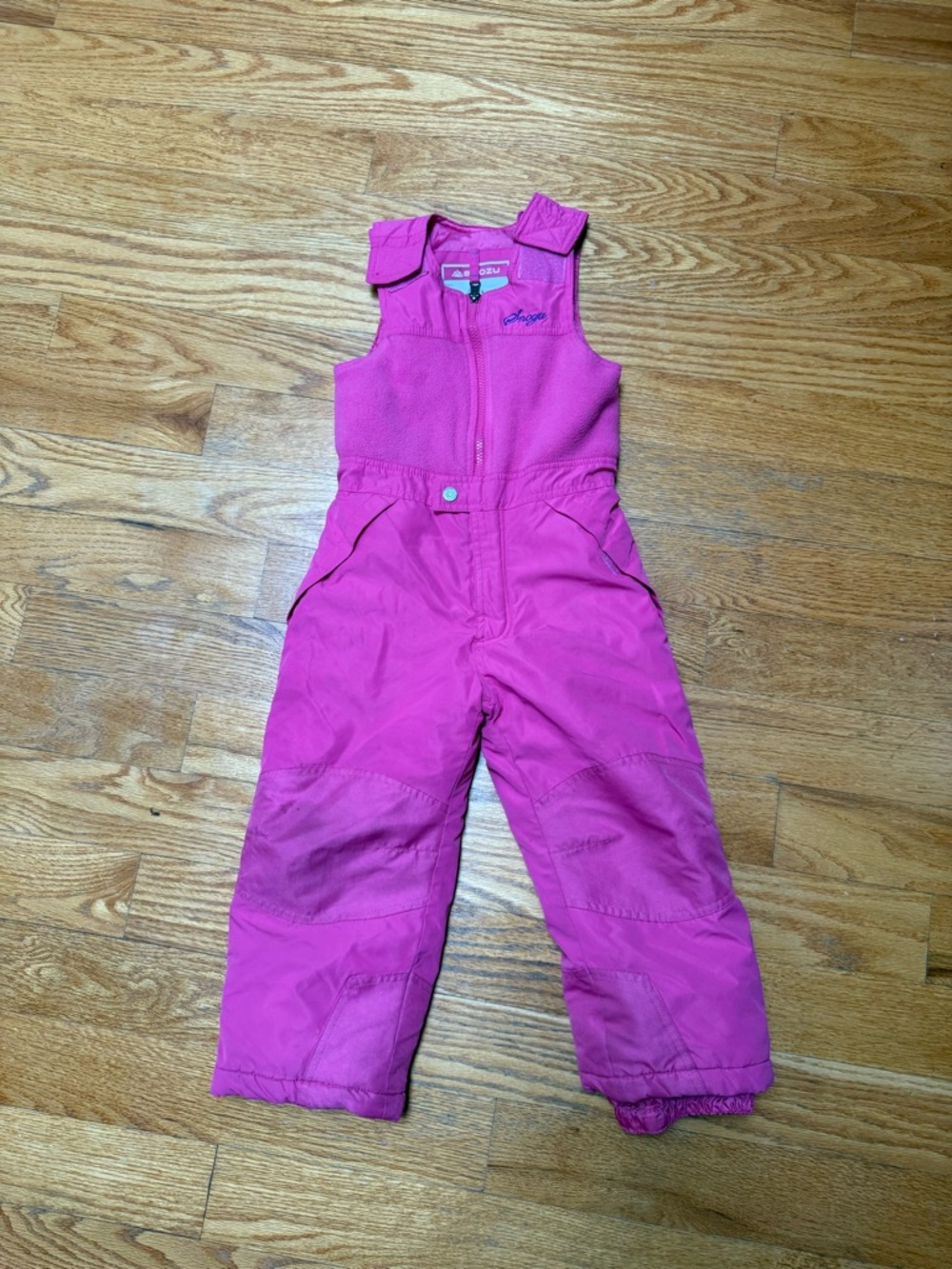 ☀️Snozu Hot Pink Girls Snow Overalls